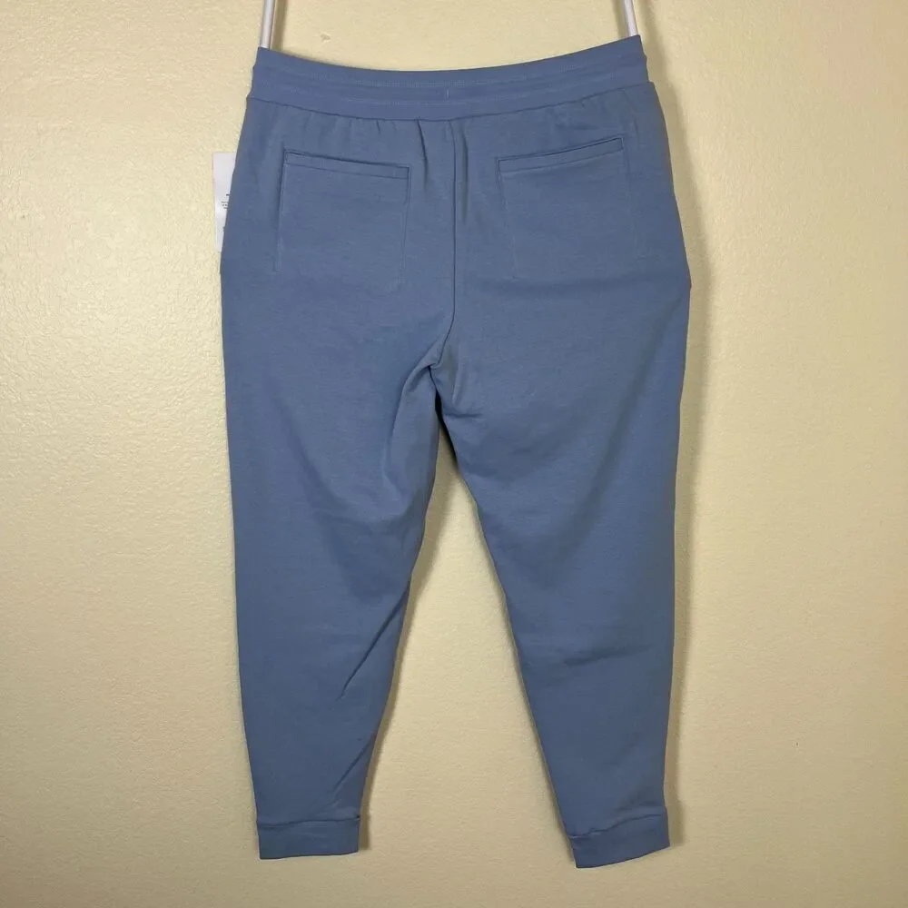 Athleta Womens Size 14 Tall Blue Apres Ski Down Jogger Quilted Outdoor Pants NEW - Picture 3 of 7